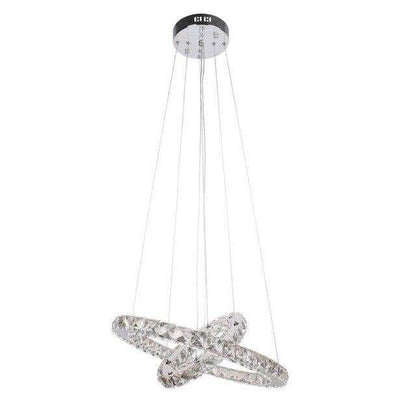 Crystal Modern led ceiling light warm white Bedroom living room lights Circle Rings Cristals avize Indoor Modern Ceiling Lamp
