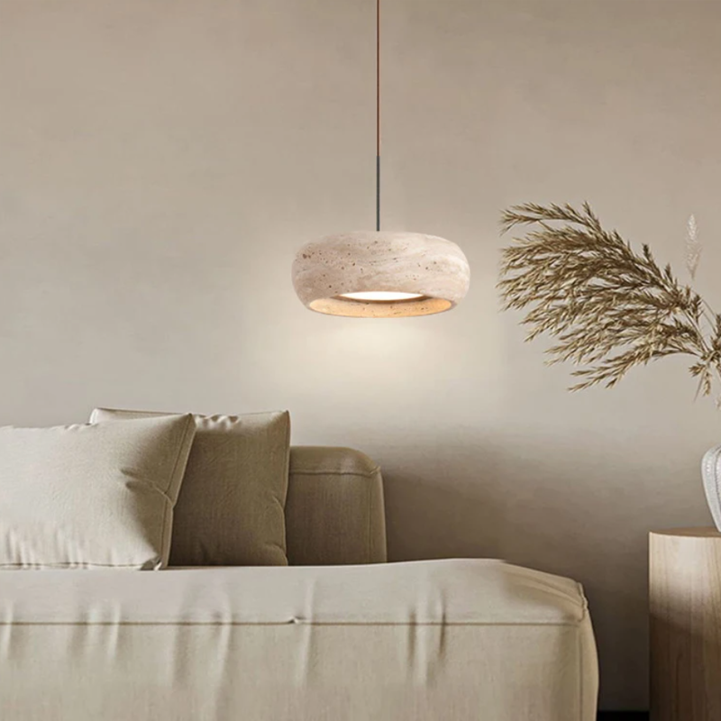 Modern LED Pendant Lights Travertine Pendant Lights Natural Stone Pendant Lamp