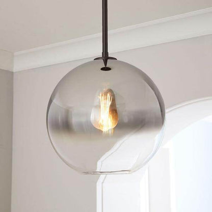 Modern Glass Ball Pendant Light Gradient Color Hanging Lamp Hanglamp Kitchen Light Fixture Dining Living Room Luminaire