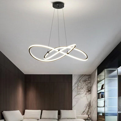 Modern Pendant Light With Remote Dimmabl Decor Living Room Chandeliers Led Simple Luminaire Dimming Kitchen Florarium Fixtures