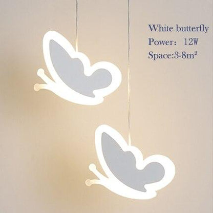 creative cute heart-shaped LED pendant lights net red shop/aisle/bedside children's lamp restaurant bar 2 head pendant lamp