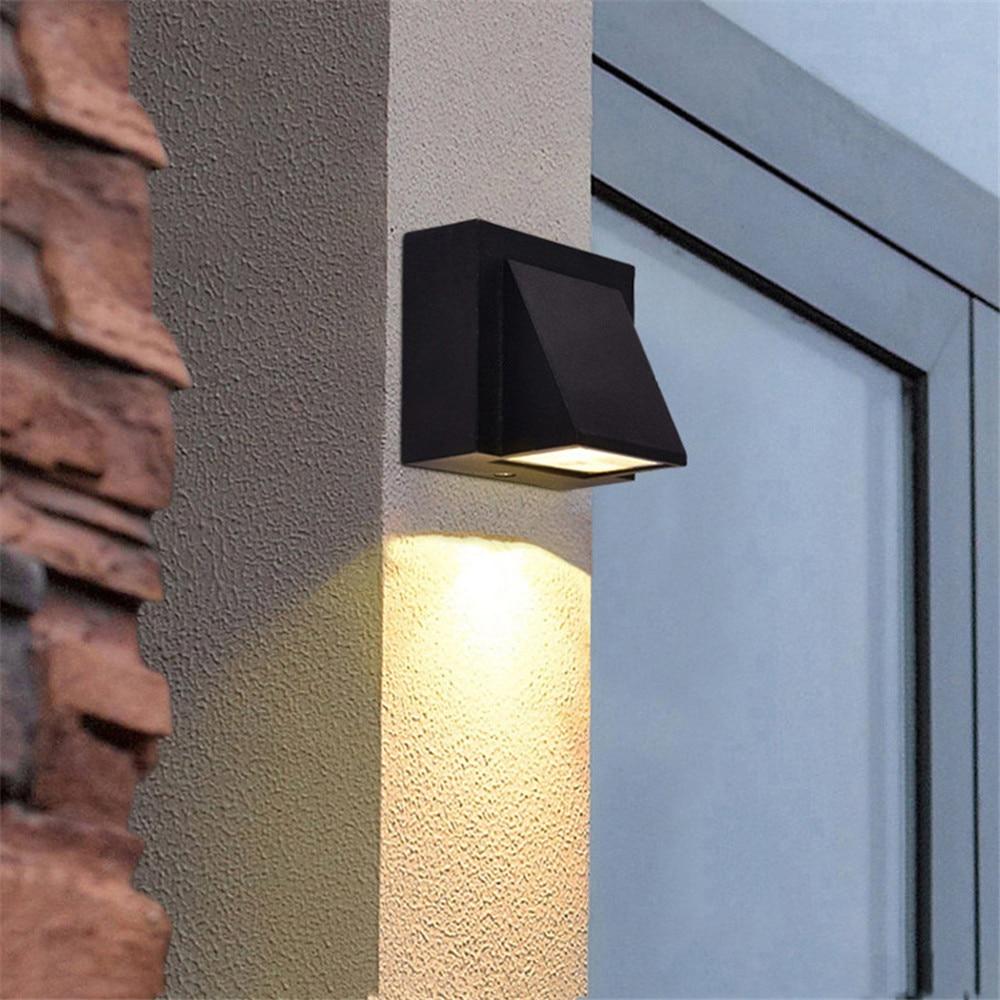 3W 6W Modern simple creative outdoor waterproof wall lamp LED courtyard lamps gate lamp terrace balcony garden wall light