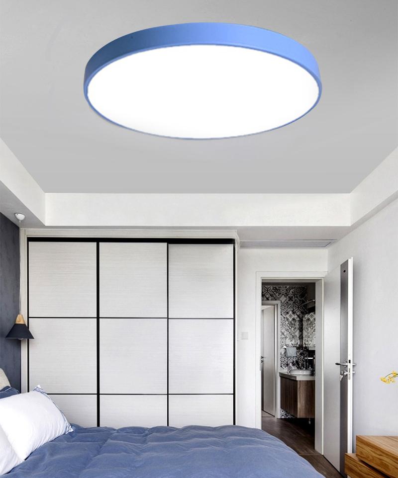 ltra-thin LED Ceiling Lamp Living Room Lighting Remote Control Simple Modern Bedroom Lamp Restaurant Home Balcony Lighting