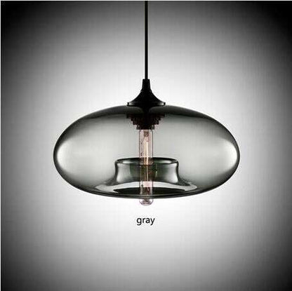 Nordic Modern Hanging 7 Color Glass Pendant Light