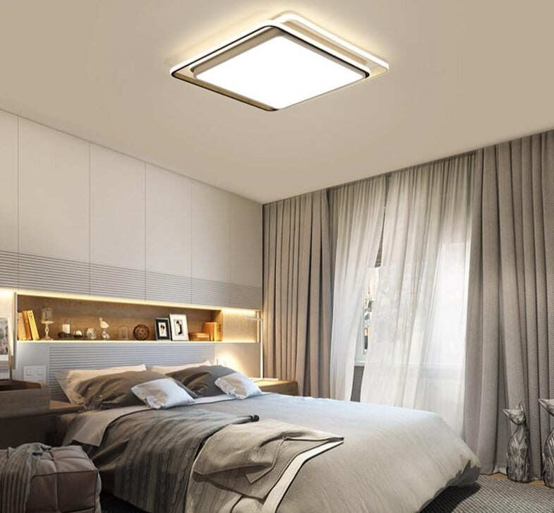 Modern Ceiling Lights Lamp Ceiling Black White Lampshade High Quality Ceiling Lamp For Living Room Bedroom Surface Mounted