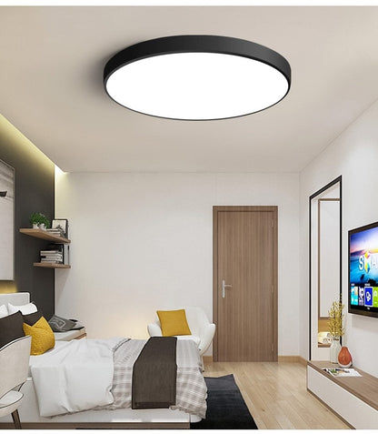LED Ceiling Light Modern Lamp Living Room Lighting Fixture Bedroom Kitchen Surface Mount Flush Panel Remote Control