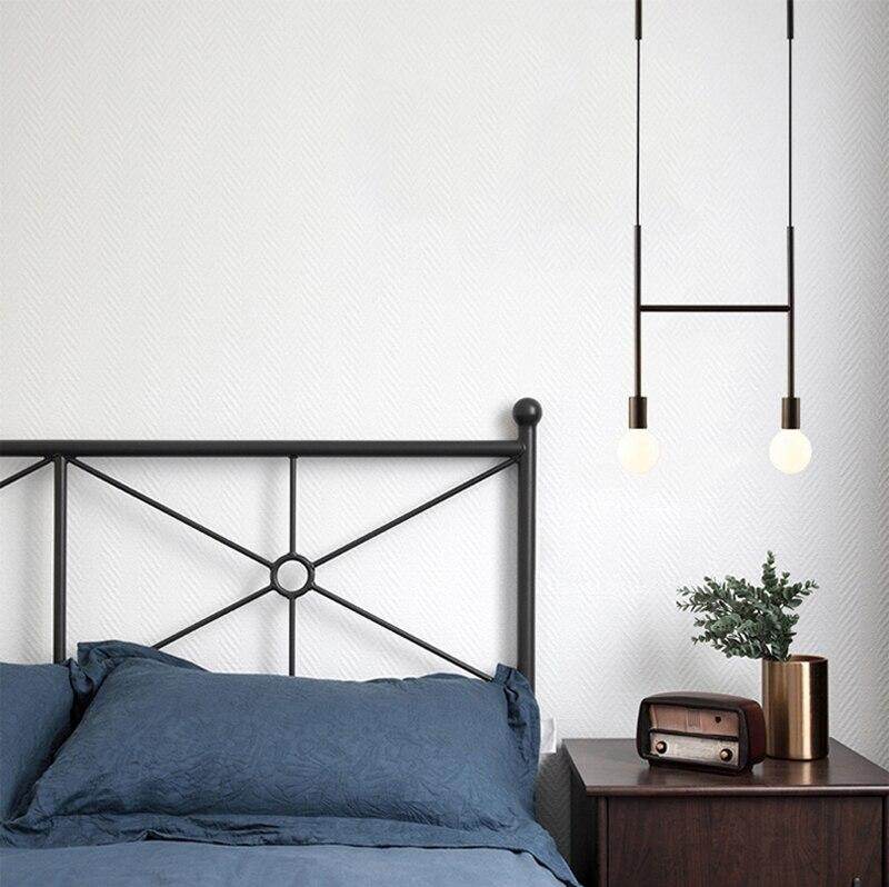 Modern Iron Pendant Light Northern Europe Creative Branches Hanging Lamp LOFT Luminarias Industrial Geometric Art Nordic Lamp