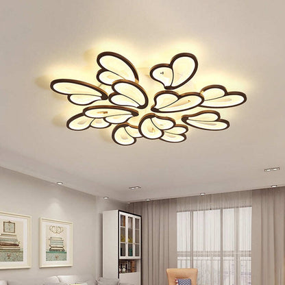 Black LED Ceiling Lights For Living Room Modern Indoor Home Decor Bedroom Plafon Lighting Kitchen Fixtures Acrylic Lamps Shade