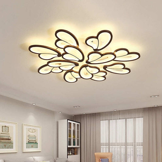 Black LED Ceiling Lights For Living Room Modern Indoor Home Decor Bedroom Plafon Lighting Kitchen Fixtures Acrylic Lamps Shade