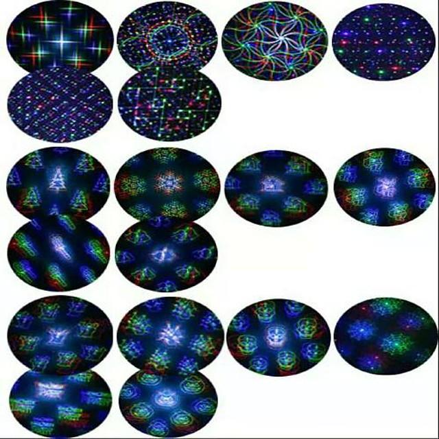 1pcs x-37p-d garden laser lights projector 18 festive designs for christmas halloween blue green red 3 color waterproof laser projector