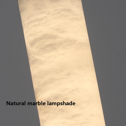 Copper Spanish Marble Small LED Chandelier High-end Modern Simple Bedroom Pendant Light Bar Counter Hanging Lamp