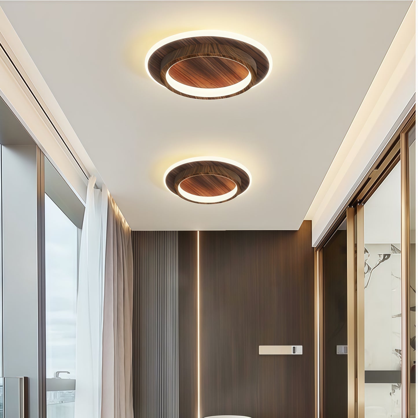 Modern Minimalist LED Ceiling Light Creative Decor Lighting Fixture Staircase Aisle balcony Luxury Ceiling Lamp