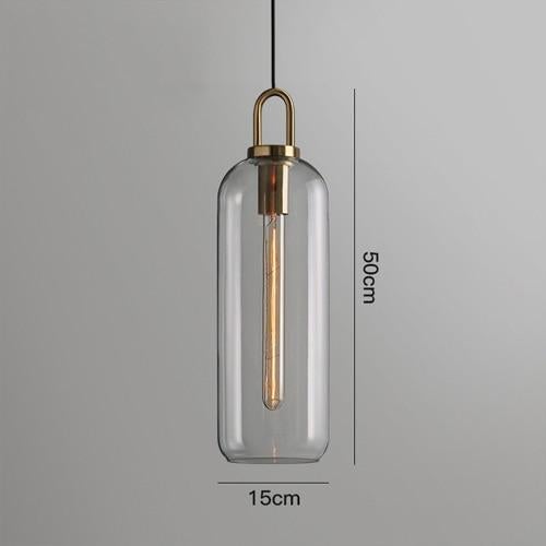 Postmodern Ins Pendant Lights Luxury Restaurant Lamps Nordic Bar Bedroom Bedside Glass Ball Single Hanging Lamp