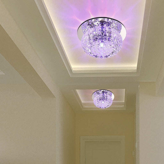 Nordic modern minimalist aisle light entrance lamp led crystal lamp ceiling lamp