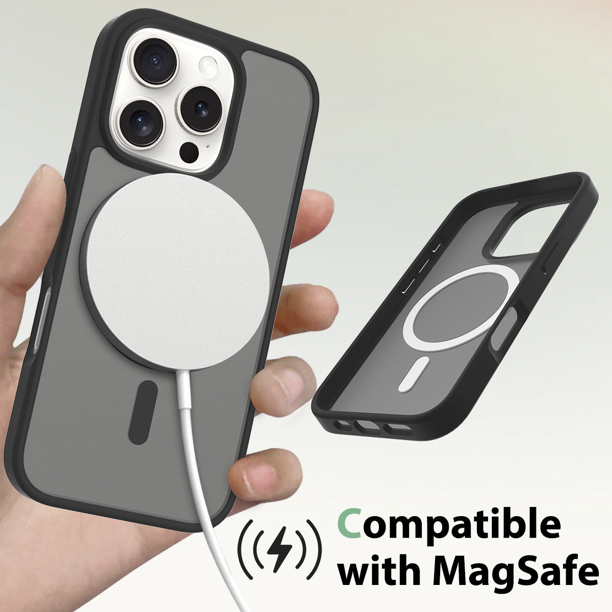 Translucent Matte Phone Case For iPhone 17 Pro Max Air 16E 15 Plus 16 Pro For Magsafe Wireless Charging Protector Cover