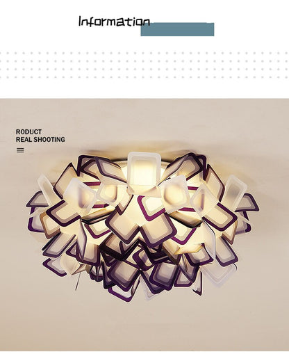 Modern LED Lamp Ceiling Lights Indoor Lamp Ceiling Lighting PVC Living Bedroom Shop Casting Molding Seal Dustproof Hardlights