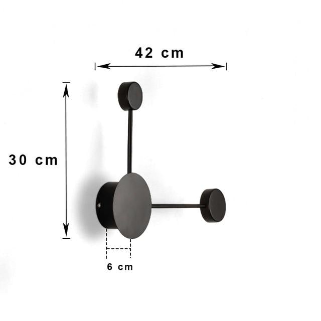 Postmodern wall lamp simple led living room wall lamp bedroom bedside creative aisle hotel exhibition hall corridor lighting