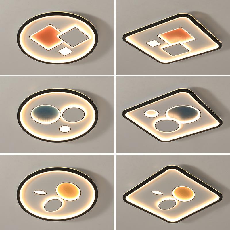 Creative Bedroom Ceiling Lamps Modern Minimalist Nordic Round Lamps