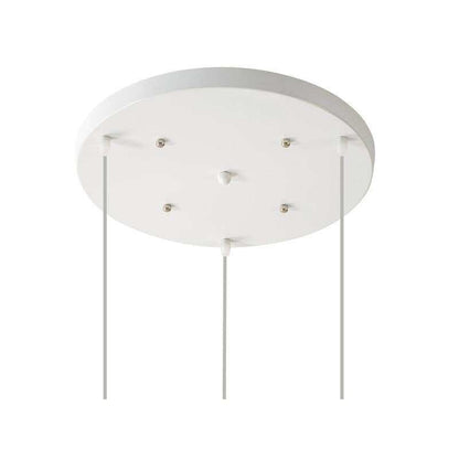 Ceiling Plate Black/White Iron Pendant Lamp Bases DIY 2/3/4/5 holes 25cm/30cm/40cm/50cm Straight/Round Ceiling Base