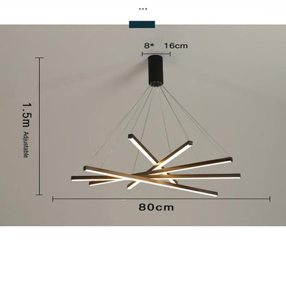 Simple Creative Personality Long LED Line Lamps