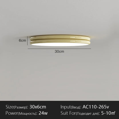Modern Flat Ceiling Light Chandelier for Living Dining Room Bedroom Down Lighting