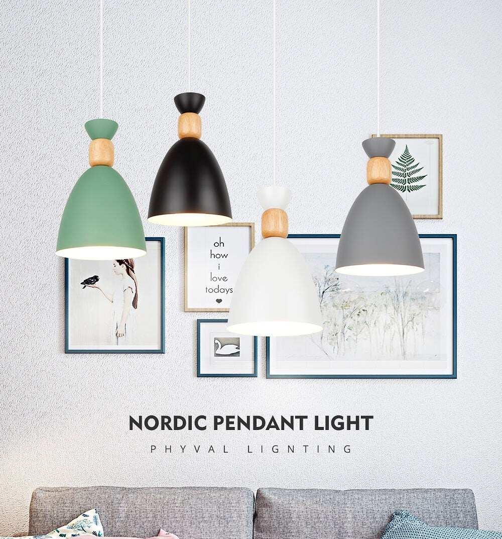 LED Pendant Lamp Modern Hanging Lights Pendant Lighting Wood Modern Lighting For Restaurant Pendant Lighting Dining Room Bedroom