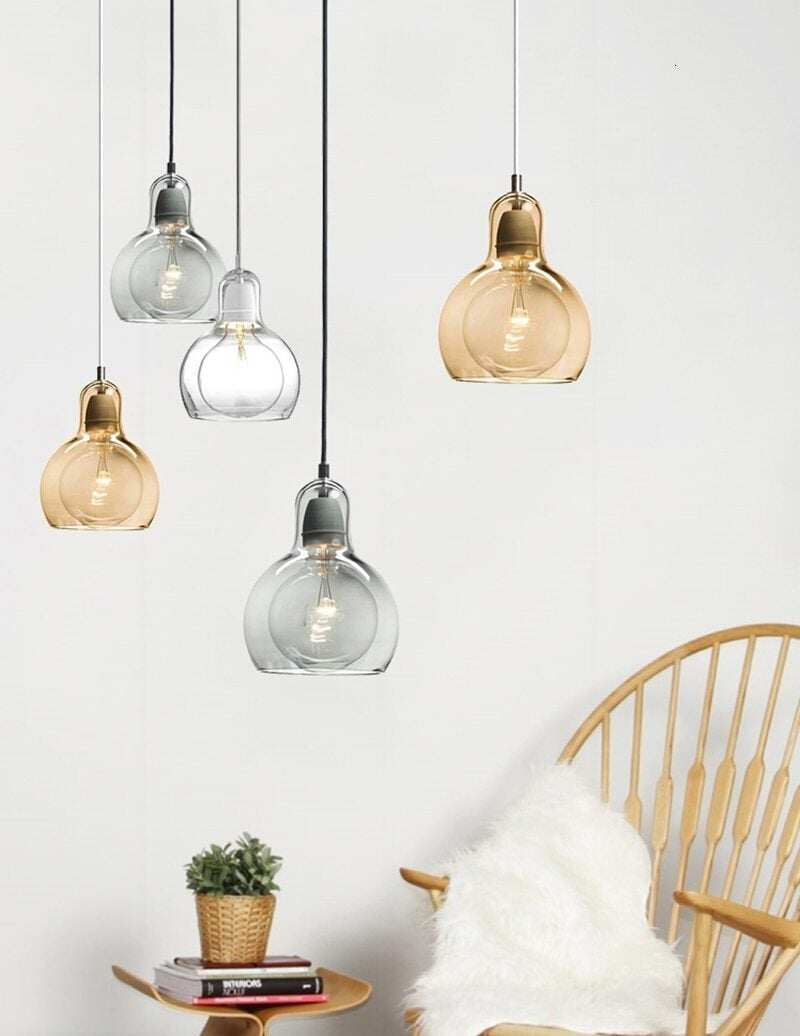 Modern Creative Personality E27 Single Head Hoist Pendant Lamps For Living Room Dining Room Bedroom Study Aisle Restaurant Cafe