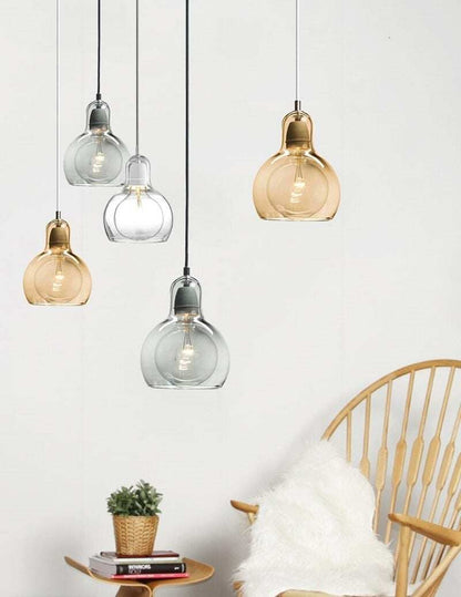 Modern Creative Personality E27 Single Head Hoist Pendant Lamps For Living Room Dining Room Bedroom Study Aisle Restaurant Cafe