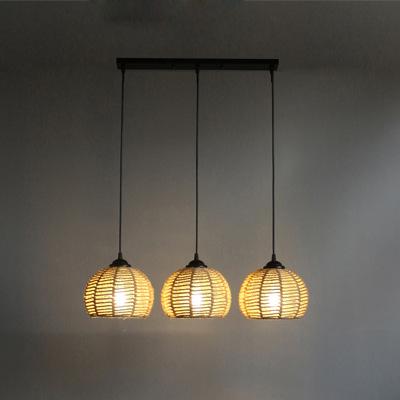 American Round Hemp Rope Chandelier