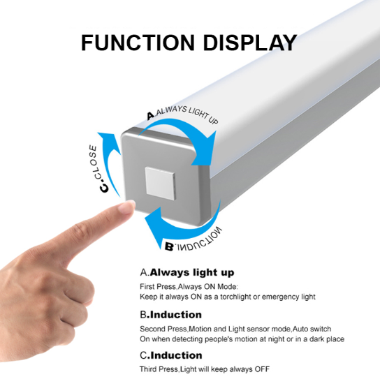 LED Indoor Wall Lamp PIR Motion Sensor Light AA Battery Power sconce Night Lamp applique murale luminaire kitchen Stairs Closet