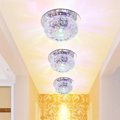 3W/5W Corridor Mirror Ceiling Lamp Aisle Veranda Lighting Down Crystal Mordern Surface Mounted LED Ceiling Lights Luces de techo