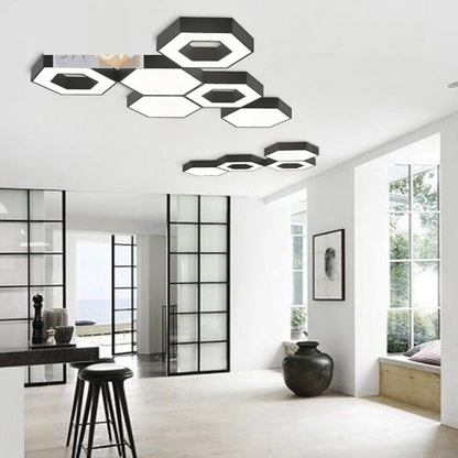 LED Nordic Geometric Iron Acryl DIY Combination LED Lamp.LED Light.Ceiling Lights.LED Ceiling Light.Ceiling Lamp For Foyer Hall