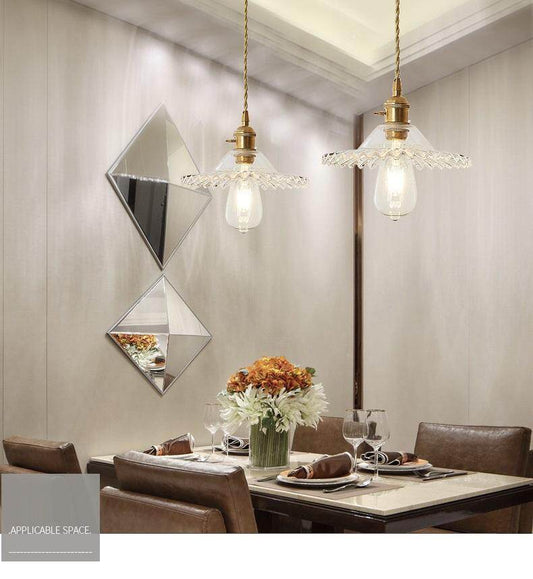 Glass Modern Pendant Light Kitchen Light Fixture Dining Room Vintage Hanging Lamp Bedside Hanglamp Vintage Luminaire