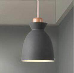 Nordic simple modern bedroom personality bar creative wrought iron color dining restaurant chandelier solid wood lamp