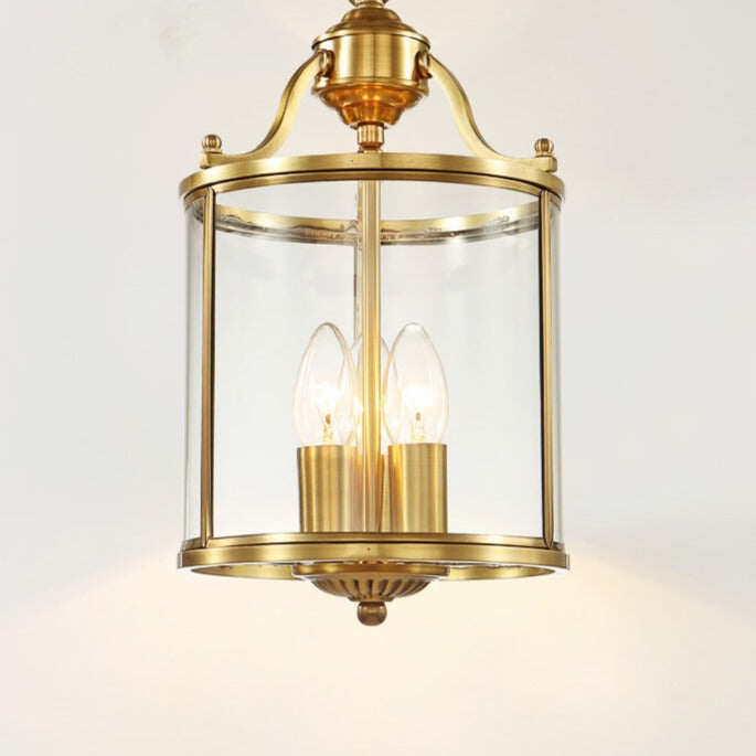 Bar Porch Corridor Chandelier Simple Copper Dining Room Study Balcony Chandelier
