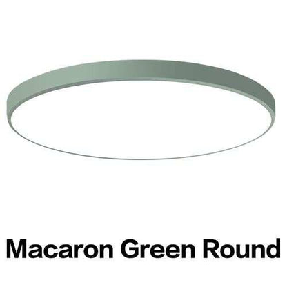 Ultra-Thin 5CM LED Modern Simple Ceiling Light Round Square Lamp For Living Room