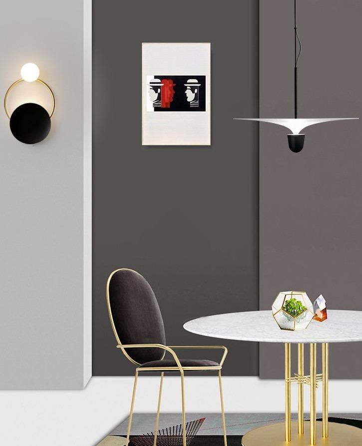 Minimalist Lamp Creative Personality Postmodern Light Luxury Lamp Ins Long Line Chandelier