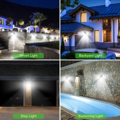 LED Solar Light Outdoor Solar Lamp PIR Motion Sensor Wall Light Waterproof Solar Powered Sunlight for Garden Decoration