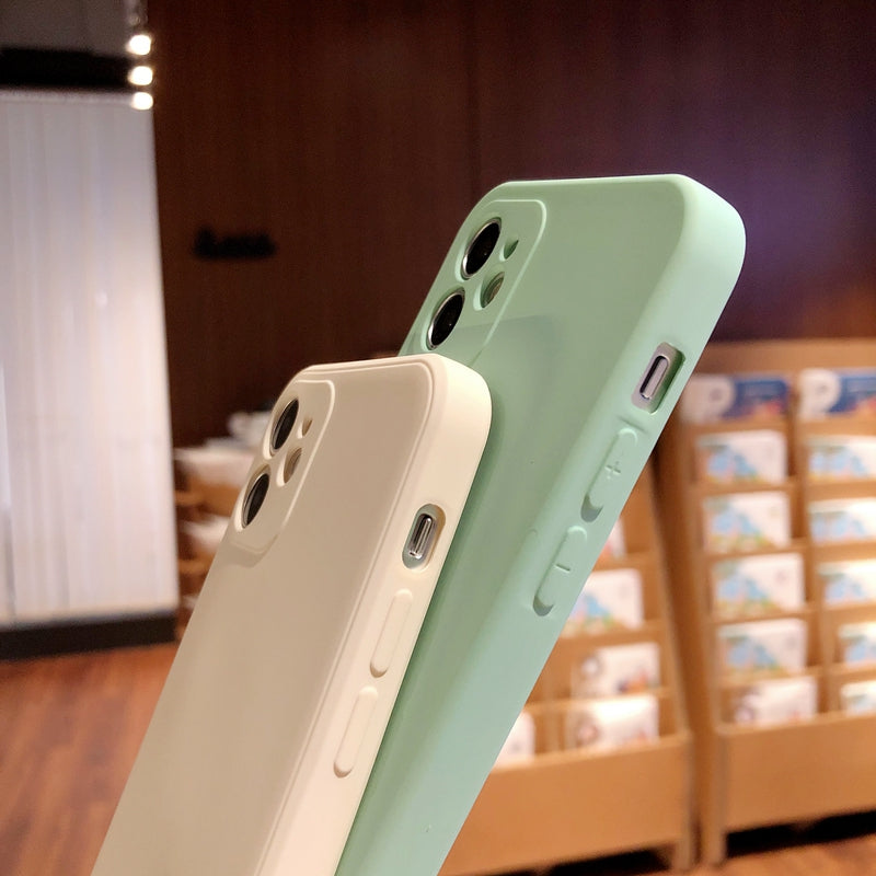 New Camera Protection Silicone Phone Case For iPhone 11 12 13 Pro Max 6 6s 7 8 Plus XR X XS MAX SE 2020 Mini Case Cover Cases