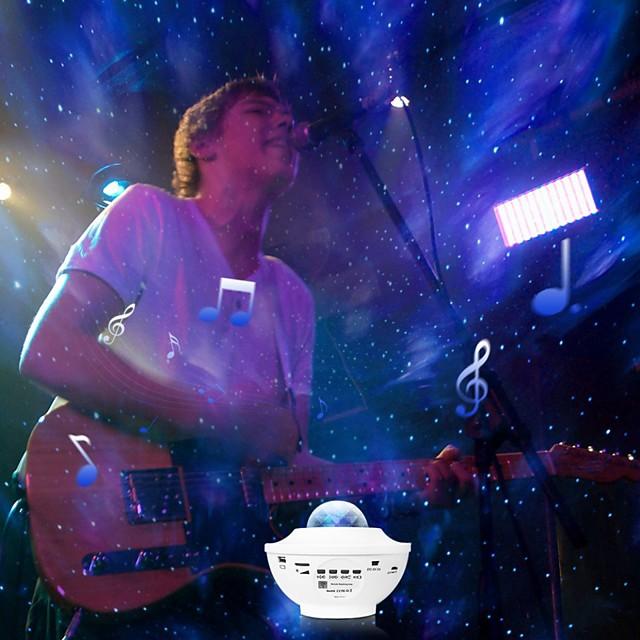 Night Light Projector  Galaxy Projector Starry Sky Projector Lamp with Remote Control 2 in 1 Star Projector with LED Nebula Cloud Moving Ocean Wave Projector for Kid Baby Built-in Music Speaker Voice