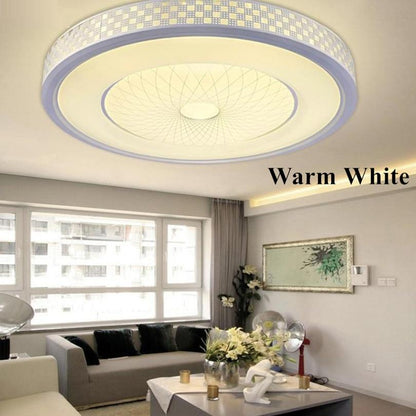 LED Colorful 2.4G Remote Touch Control Ceiling Light 12W 24W 36W RGB+Warm White+Cold White Dimming Light For Living room