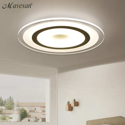 New Circle Indoor Lighting Modern LED Ceiling Lights for Living Room Bedroom Lamp lamparas De Techo Abajur Ceiling Lamp Fixtures