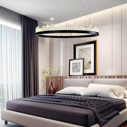 Modern Chandelier Lustre LED Living Room Crystal Lamp Hotel Villa Exhibition Hall Art Decoration LED Crystal Chandeliers Pendant