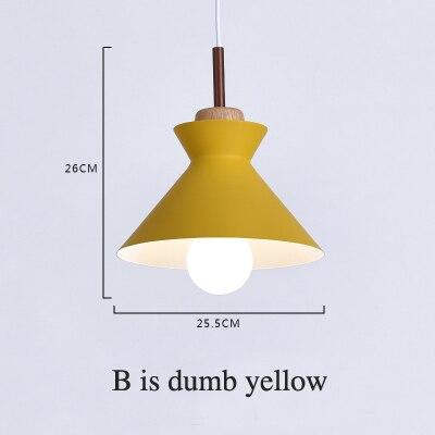 Fashion Indoor lighting pendant lights Wood and aluminum lamp restaurant bar coffee dining room LED hanging light fixture