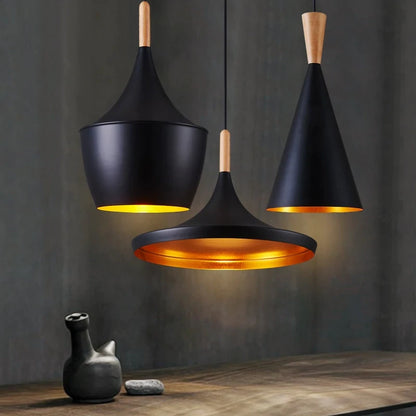 Slope indoor wrought iron lampshade LS01 retro retro Edison modern chandelier LED ceiling living room bedroom home lamp