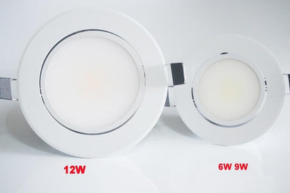 6w 9w 12w HKOSM Led Downlight White Body dimmable spot cob  Lighting Fixtures Recessed Down Lights Indoor Light
