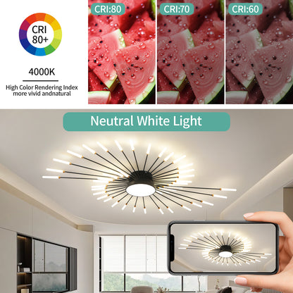 Creative LED Ceiling Lamp Modern Living Room Lights Nordic Lustre Indoor Chandelier Fixtures Lamps
