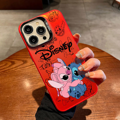Cute Stitch Creative  Phone Case For iPhone 16 15 14 13 12 11 Pro XS MAX 7 XR 8 7 Plus Clear Cover Fundas