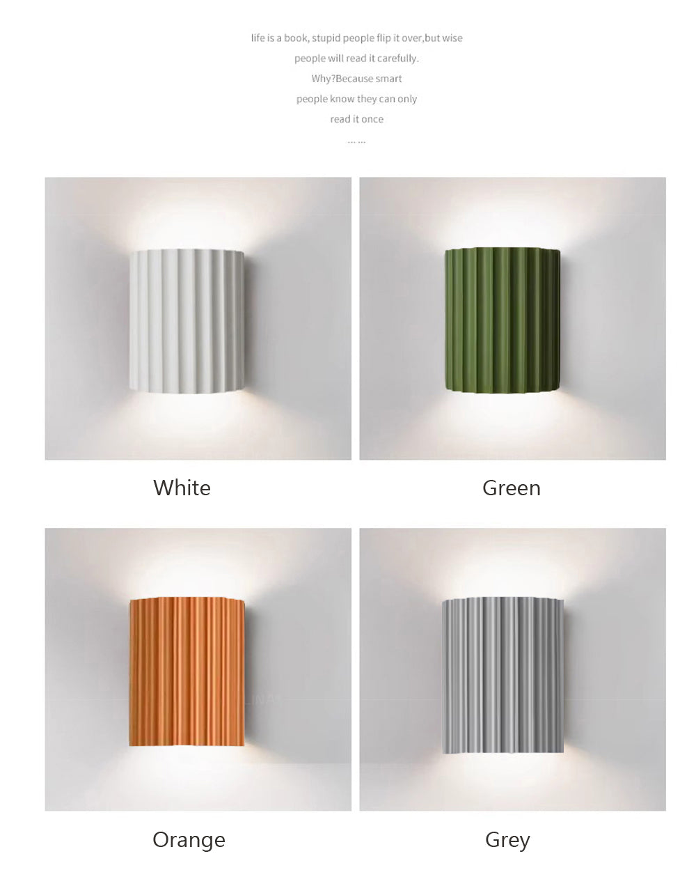 LED Wall Lamp Resin Home Decor Wall Light Luxury  Wall Sconce For Living Room Hallway Lamp