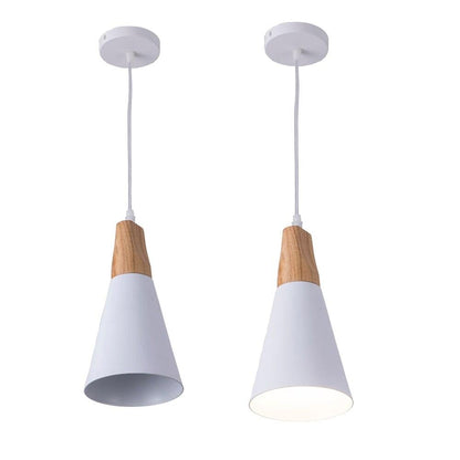 Black And White Shell Pendant Light Led E27 Holder Pendant Lamp For Indoor Home Lighting